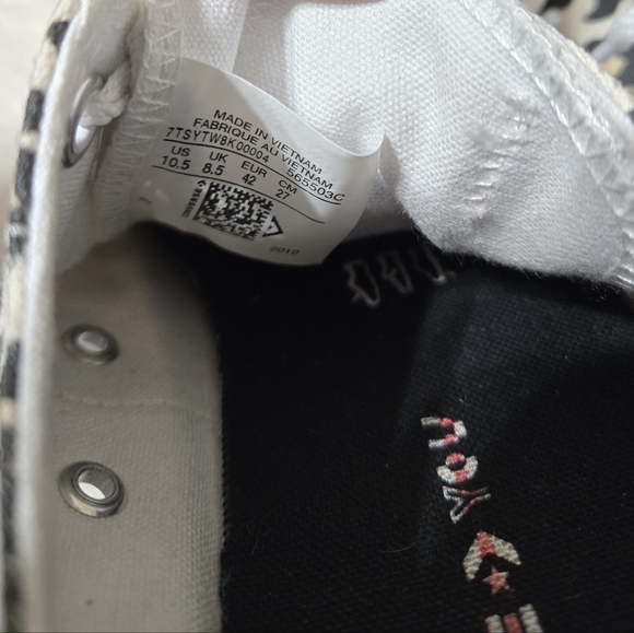Converse All Star Chuck 70 Leopard Print White Cream Lace Up Shoes Size: 10.5 - Picture 6 of 13